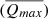 $$(\overline {{Q_{max}}} )$$